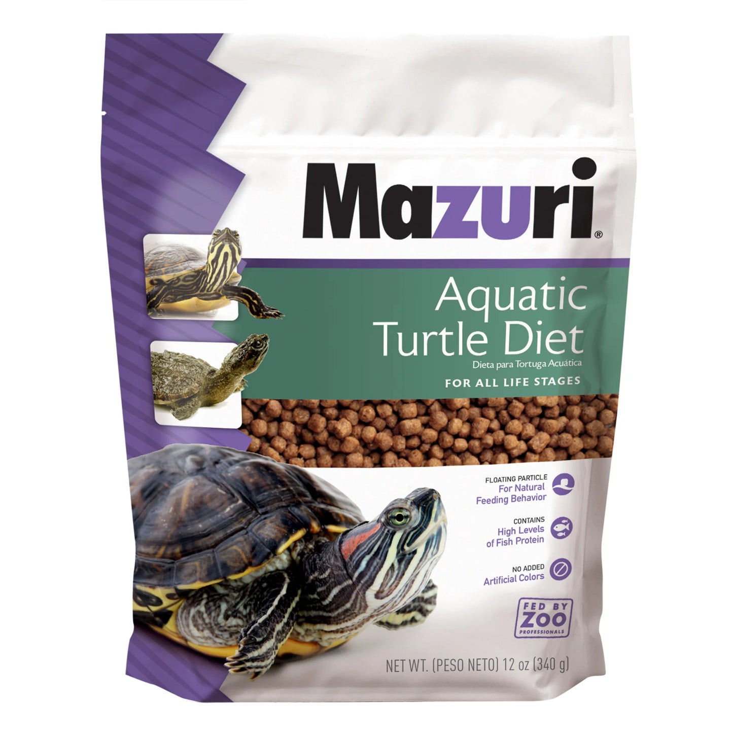 ALIMENTO MAZURI PARA TORTUGA ACUÁTICA 450g